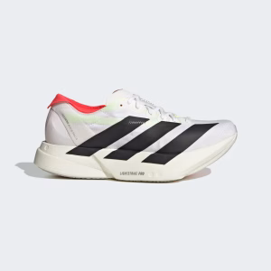 Adidas Adizero Pro 4 “Cloud White / Core Black / Silver Metallic" Men’s Racing Shoes