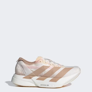 Adidas Adizero Pro 4 “Chalk White/Warm Sandstone/Semi Impact Orange" Women’s Racing Shoes