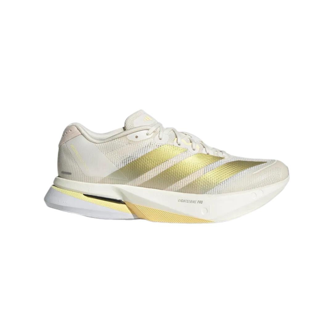 Adidas Adizero Boston 13 "Chalk White/Gold Met/Orange Tint" Women's Running Shoes