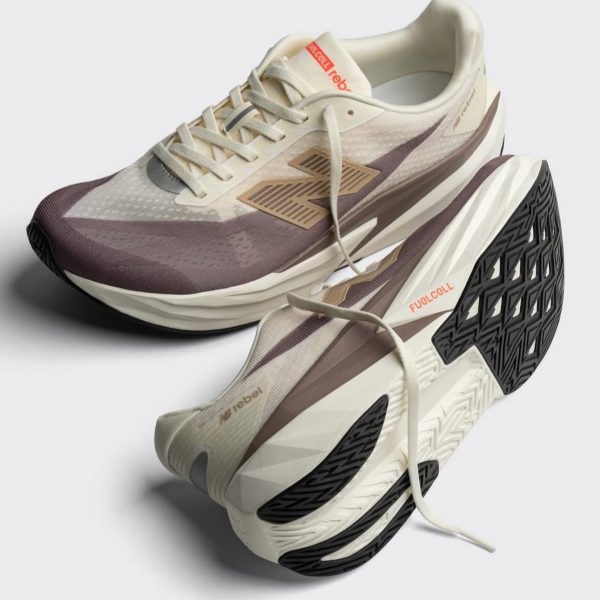 New Balance FuelCell Rebel V5 Angora with Earth Shadow and Sea Salt Womens authentic running shoes Malaysia