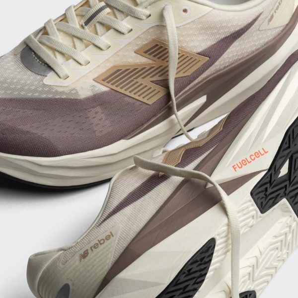 New Balance FuelCell Rebel V5 Angora with Earth Shadow and Sea Salt Womens authentic running shoes Malaysia