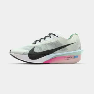 Nike Vaporfly 4 "White/Black/Hyper Pink/Mint Foam/Silt Red/Glacier Blue" Men's Racing Shoes