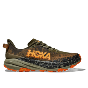Hoka SpeedGoat 6 "Khaki/Orange Homme" Men's Trail Shoes