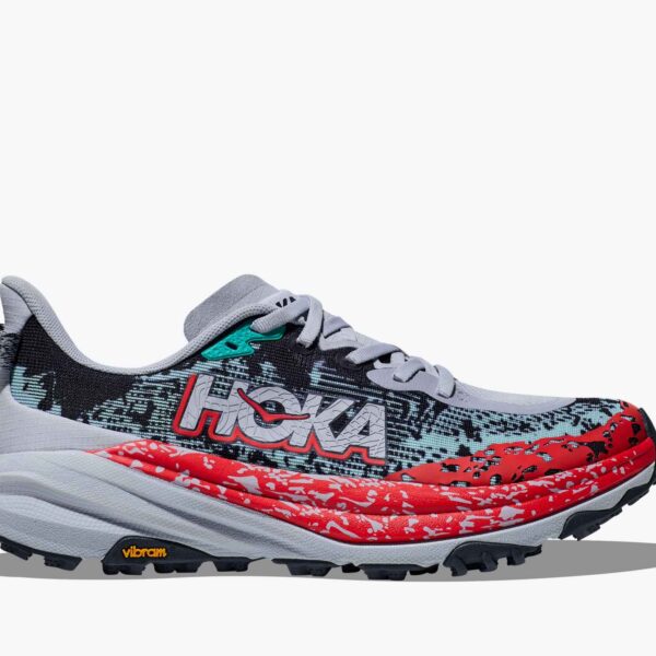 Hoka SpeedGoat 6 "Gull / Stormy Skies" Men's Trail Shoes