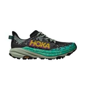 Hoka SpeedGoat 6 "Black/Green" Women's Trail Shoes