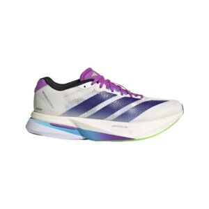 Adidas Boston 13 "Core White / Collegiate Purple / Lime Burst" Women's Running Shoes