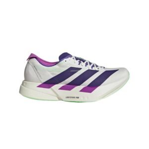 Adidas Adizero Pro 4  “Core White / Collegiate Purple / Semi Blue Burst" Men’s Racing Shoes