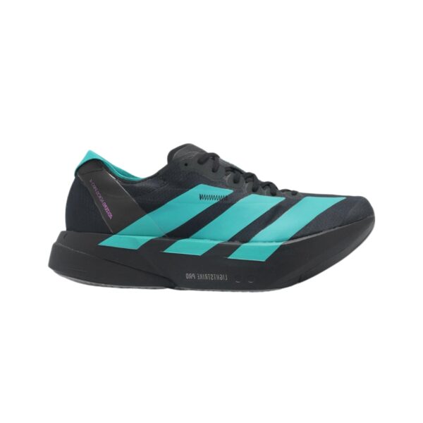 Adidas Adizero Pro 4 “Core Black/Pure Teal" Men’s Racing Shoes