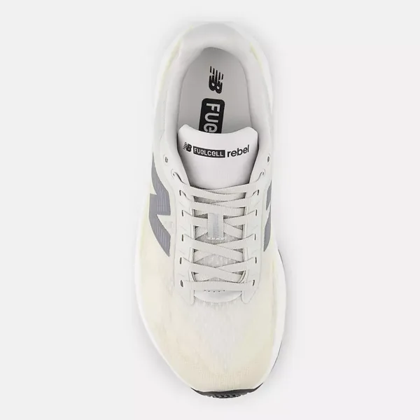 New Balance FuelCell Rebel V5 Linen with Grey Matter and White Mens authentic running shoes Malaysia