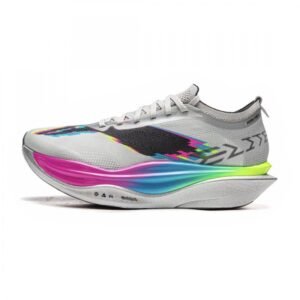Li Ning Fei Dian Elite 6 "Grey/Black/Pink/Blue" Unisex Racing Shoes