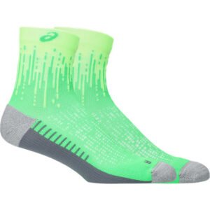 Asics Performance Run Sock Quarter "Illuminate Green/Vital Green"