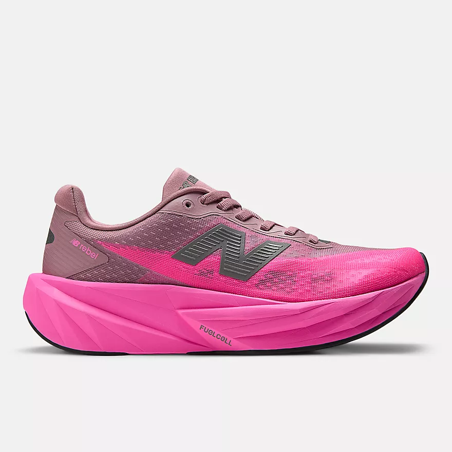 New Balance FuelCell Rebel V5 "Pink Heat/Rosewood" Men's Running Shoes
