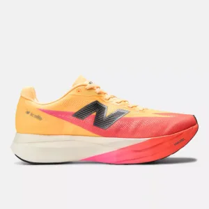 New Balance SuperComp Elite V5 "Tangerine Heat with White Peach and Pink Heat" Women's Racing Shoes
