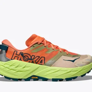 Hoka One One SpeedGoat 7 "Persimmon/Neon Yuzu" Women's Trail Shoes