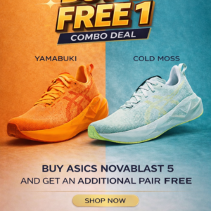 "BUY 1 FREE 1 COMBO DEAL" Asics Novablast 5 Men's Running Shoes (MUST Put Remarks Size & Colour on Noted)