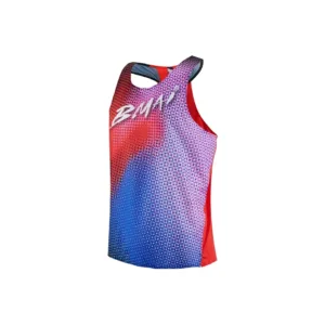 BMAI Men's Racing Singlet "Crimson Blue"