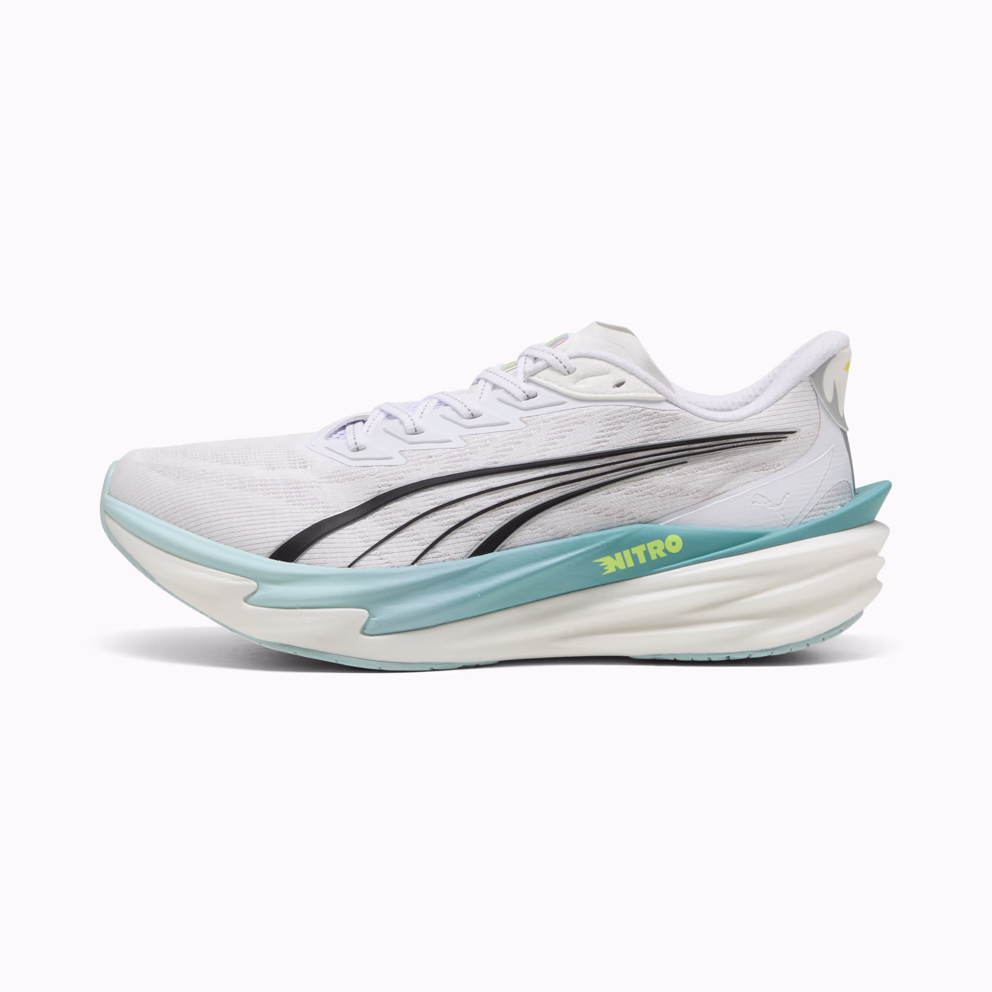 Puma Deviate NITRO™ 4 "PUMA White/Fresh Water" Men's Racing Shoes