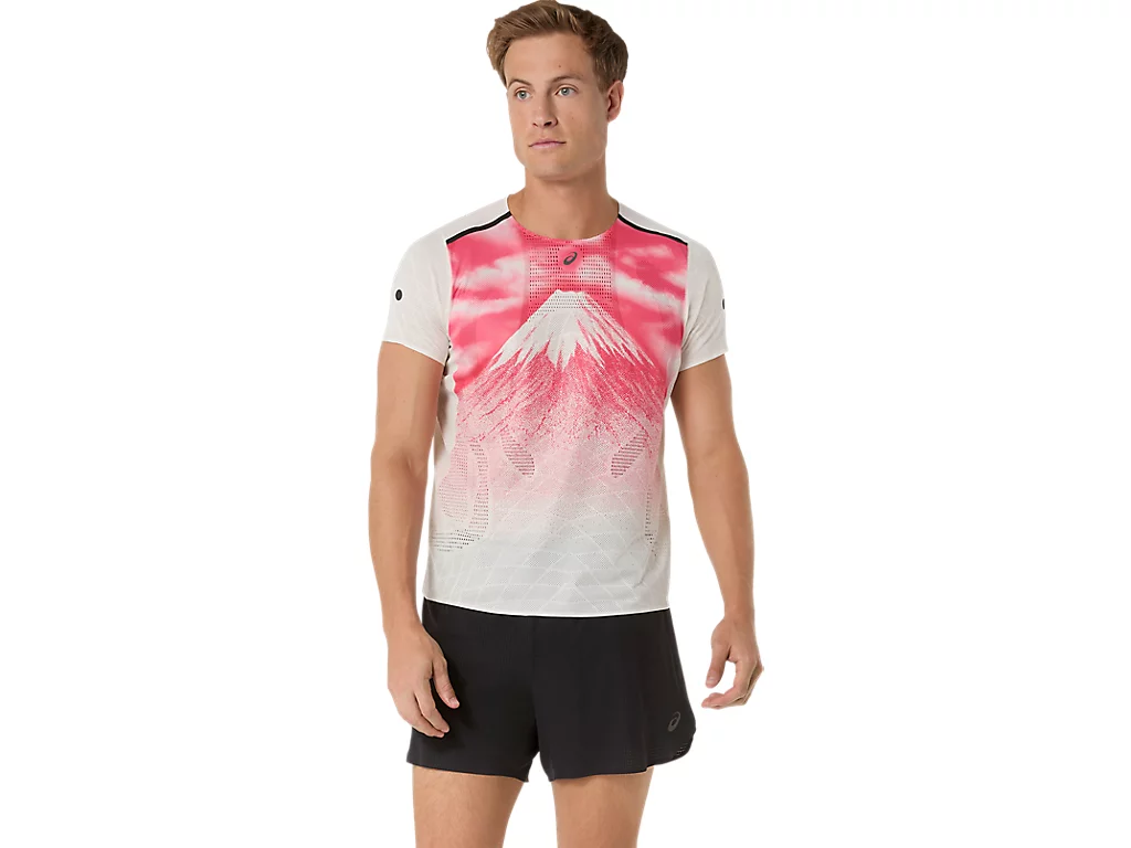 Fujitrail Elite Graphic SS Men's TOP "Cream"