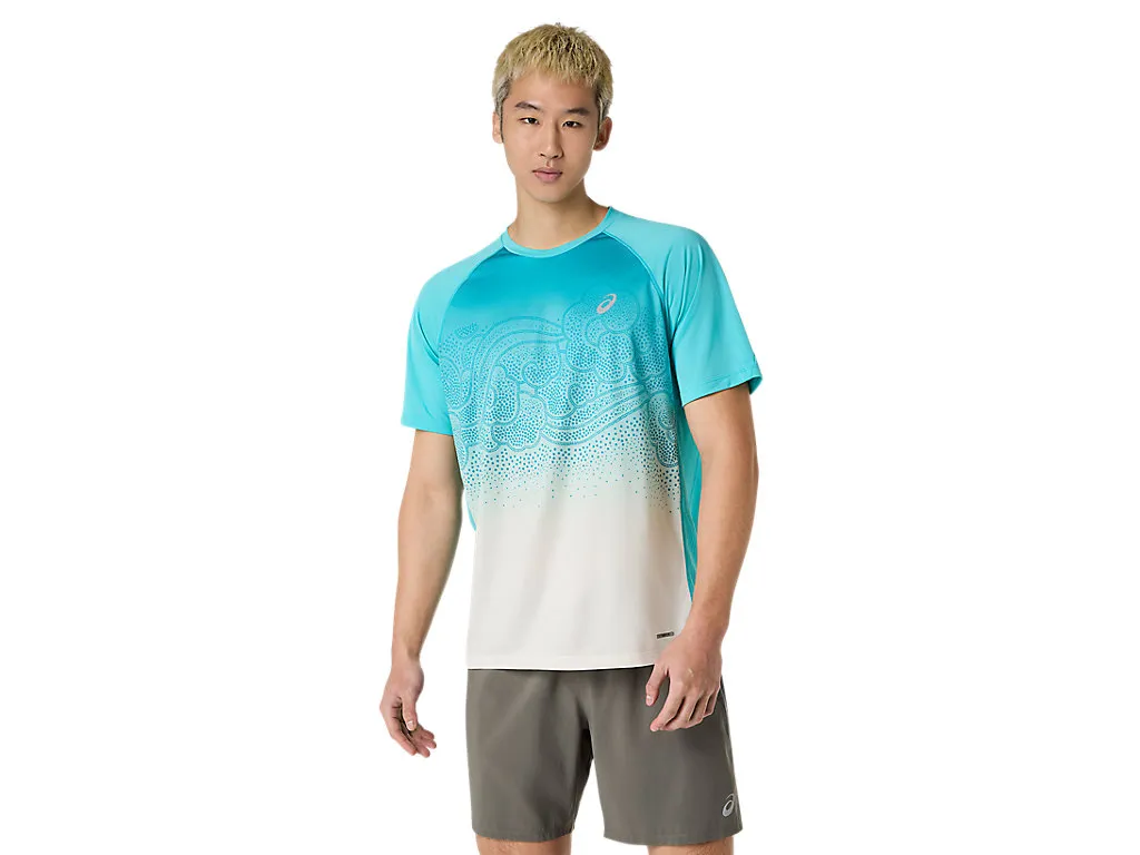 Asics Road Fade SS Men's Top "Energy Aqua"